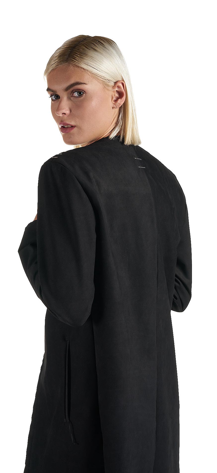 DANIELE BASTA LEATHER AND SILVER JACKET 